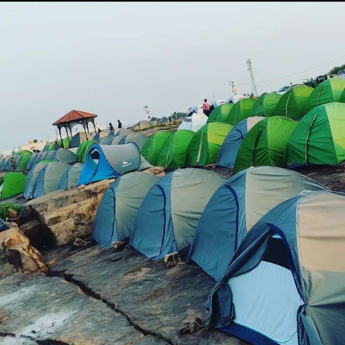 Tents stay